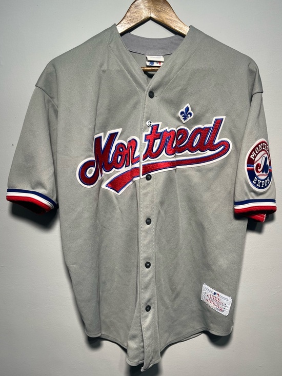 CCM Other - 90s CCM vintage Montreal Expos MLB baseball button up jersey made in Canada XL